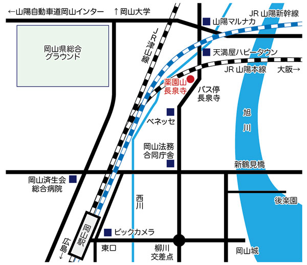 長泉寺地図